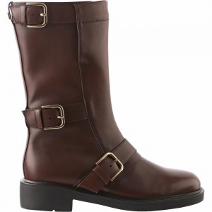 Högl Billie Kniehohe Stiefel Damen Marone | PHNI-67325