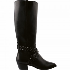 Högl Courtney Kniehohe Stiefel Damen Schwarz | QIMG-79053