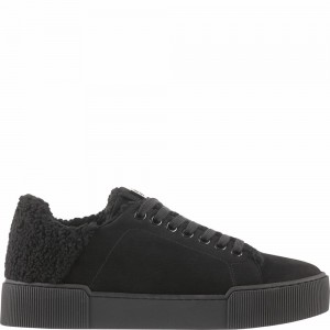 Högl Fluffy Sneakers Damen Schwarz | WOZX-63594