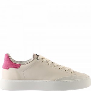 Högl Mats Sneakers Damen Creme/Pink | LWTX-68205