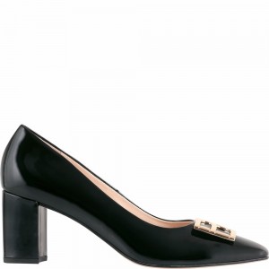 Högl Rosette Pumps Damen Schwarz | SOWP-65173