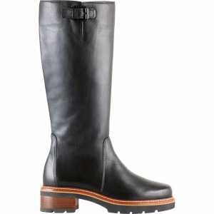 Högl Skope Kniehohe Stiefel Damen Schwarz | NSJC-87213